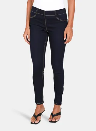 Basic Jeggings Dark Blue 