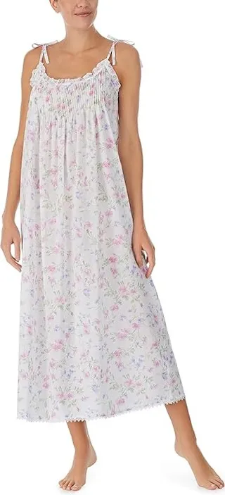 Eileen West Tie Strap Modern Gown (Spring Garden) Women's Pajama