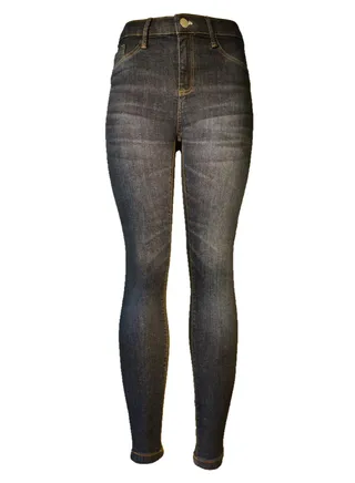 Women's Skinny Stretch Jeggings in Dark Grey 