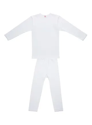 2-Piece Full Body Thermal Set White 
