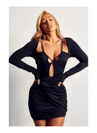 Recycled Strappy Bodysuit 