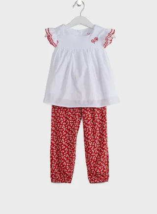 Kids Graphic Dress + Knicker Set 