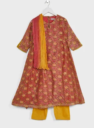Youth Printed Dress & Salwar Set 