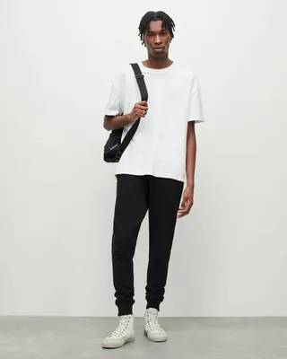 Raven Cuffed Slim Sweatpants - Black