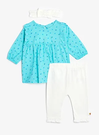 Infant 3 Piece Dress Set 