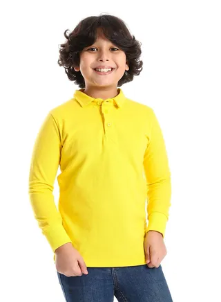 Boys Collared Neck Polo Shirt 
