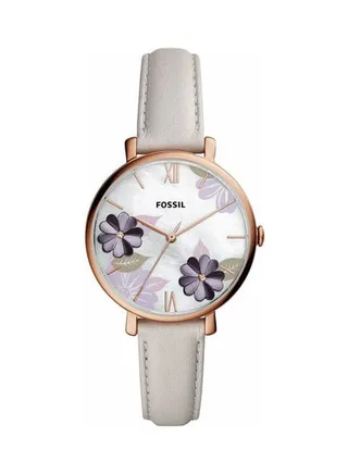Women's Jacqueline Es4672 Leather Watch 