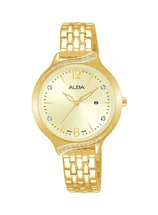 Women's Watch Band Water Resistant Stainless Steel Analog Ah7W08X1 