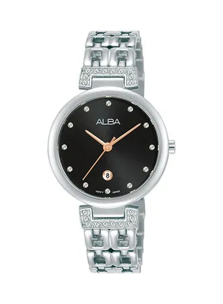 Women's Watch Band 30M Water Resistant Stainless Steel Analog Ah7U91X1 