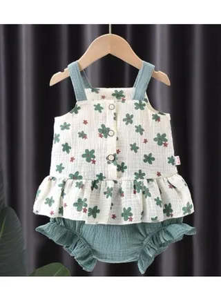 Girls' Long Sleeve Set Autumn Fashion Baby Korean Edition Spring and Autumn Two Piece Girls' Princess Clothing 