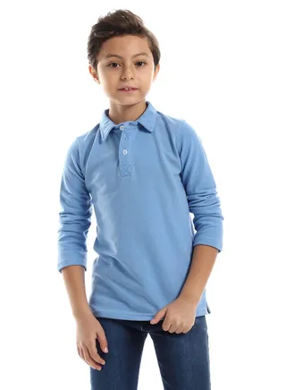 Boys Collared Neck Polo Shirt 