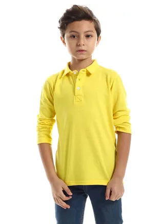 Boys Collared Neck Polo Shirt 