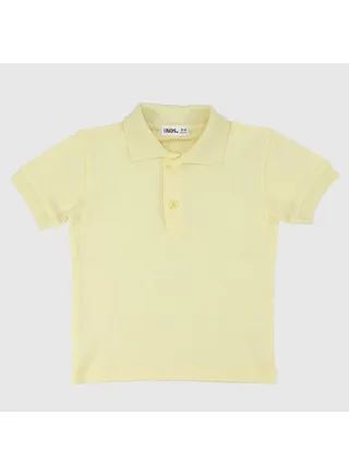 Yellow Short-Sleeved Polo Shirt 