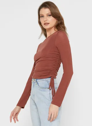 Ruched Detail Top 