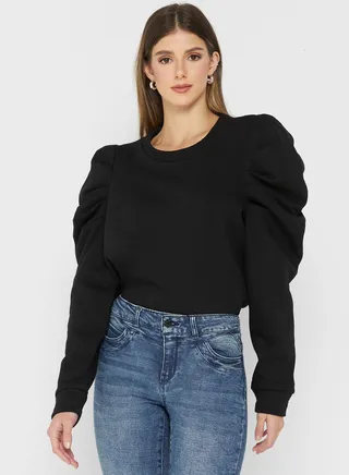Puffed Sleeve Top 