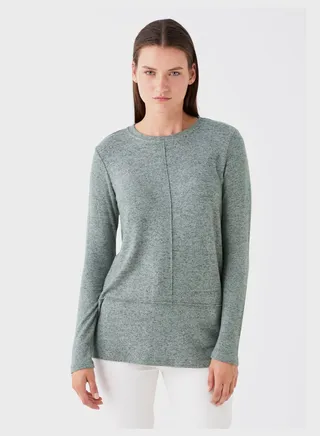 Crew Neck Knitted Top 
