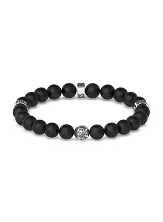 4G Black Beads Bracelet 