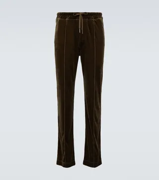 Velour sweatpants