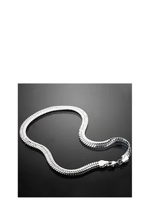 Men's snake back bracelet, stainless steel, plated with silver and platinum, the fashion of the year 
