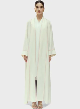 Wide Sleeve Knitted Abaya 