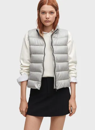 Puffer Knitted Vest 