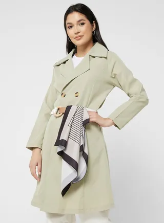 Longline Trench Coat