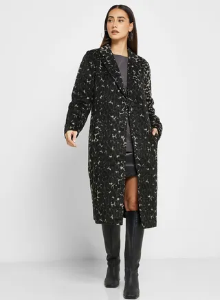 Printed Longline Coat 
