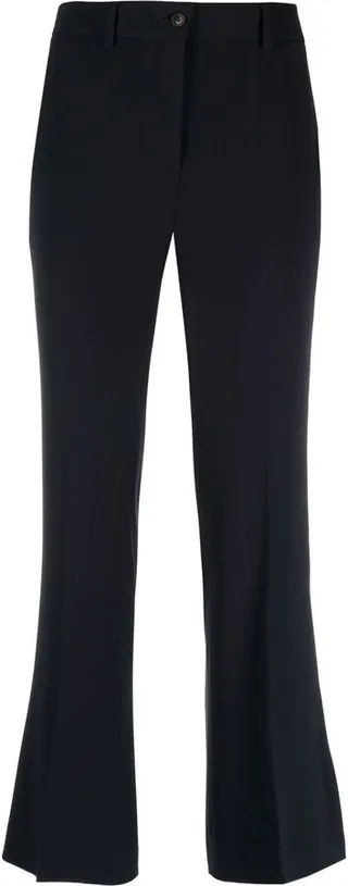 Cropped Flared Trousers