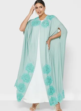 Embroidery Detail Abaya 