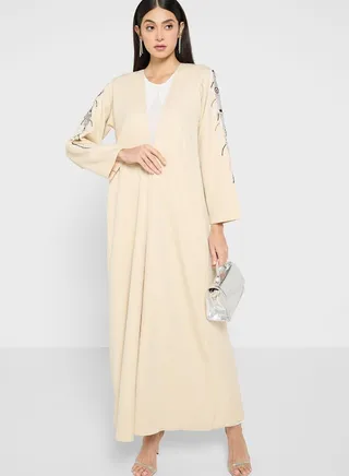 Embellished Detail Abaya 