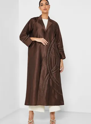 Embellished Detail Abaya 