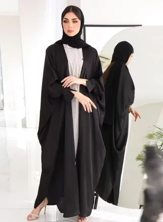Fashion Muslim Long Dress Dubai Abaya For Women Full Length Sleeve Soft Abaya Dubai Turkey Muslim Islam Robe Dress Ramadan 