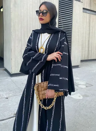 Muslim Women Maxi Abaya Dress Loose Nidha Long Sleeves Solid Color Dubai Turkey Islam Clothing Kaftan Robe Modest Elegance Dress 