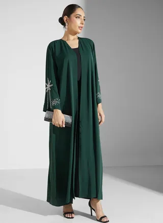 Embellished Detail Abaya 