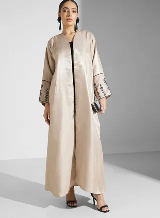 Embellished Detail Abaya 