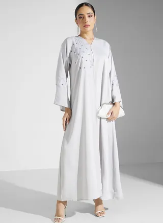 Embellished Detail Abaya 
