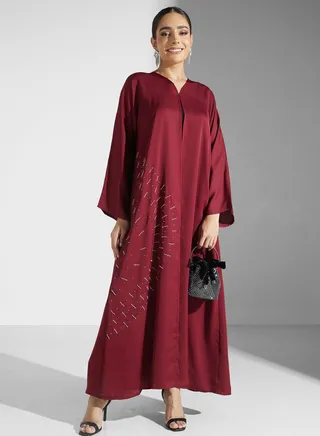 Embellished Detail Abaya 