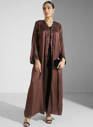 Embellished Detail Abaya 