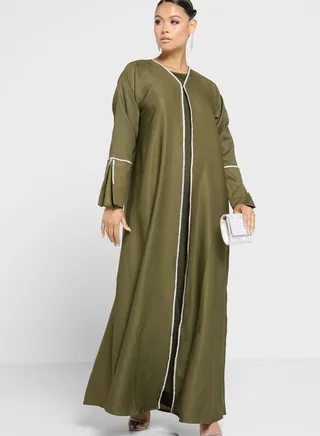 Embellished Detail Abaya 