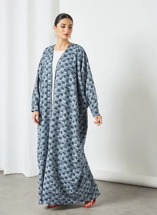 Comfortable Stylish Abaya Blue 
