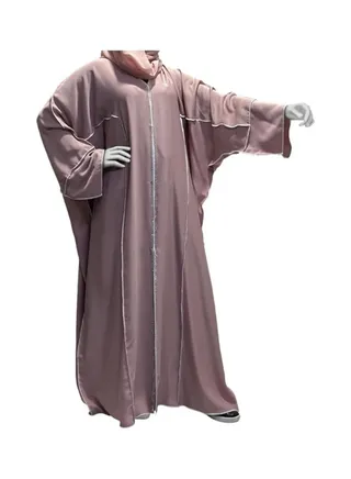 Sulaym Korean Nida Stylish Simple Abaya 