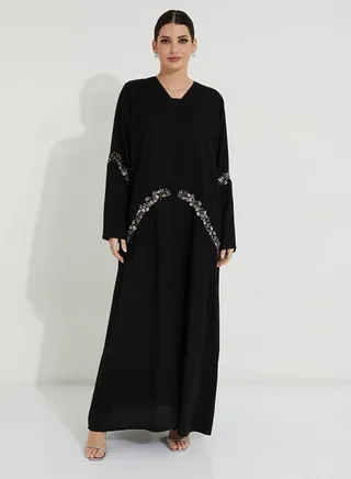 Elegant stone abaya 