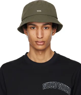 Wood Wood Green Ossian Bucket Hat