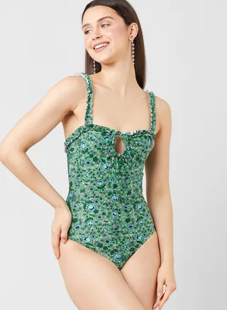 Floral Print Swimsuit 