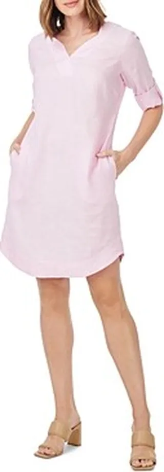 Foxcroft Harmony Linen Tunic Dress