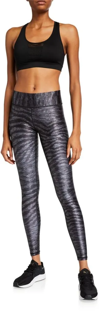 Charcoal Show Your Stripes Hi-Shine Leggings