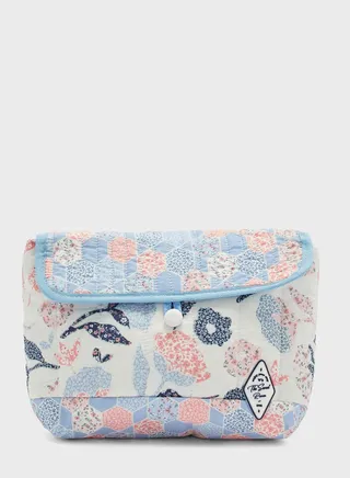 Flap Over Printed Quilted Bag