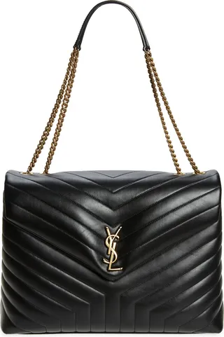 Large LouLou Matelassé Leather Shoulder Bag
