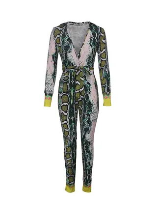 Sleeveless Long Pants Wide Leg Jumpsuit Yellow 