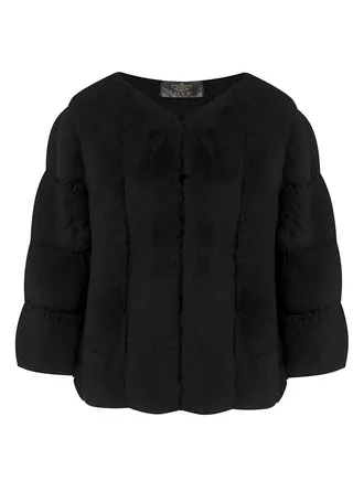 Autumn Winter Fashion New Faux Fur Short Round Neck Coat 